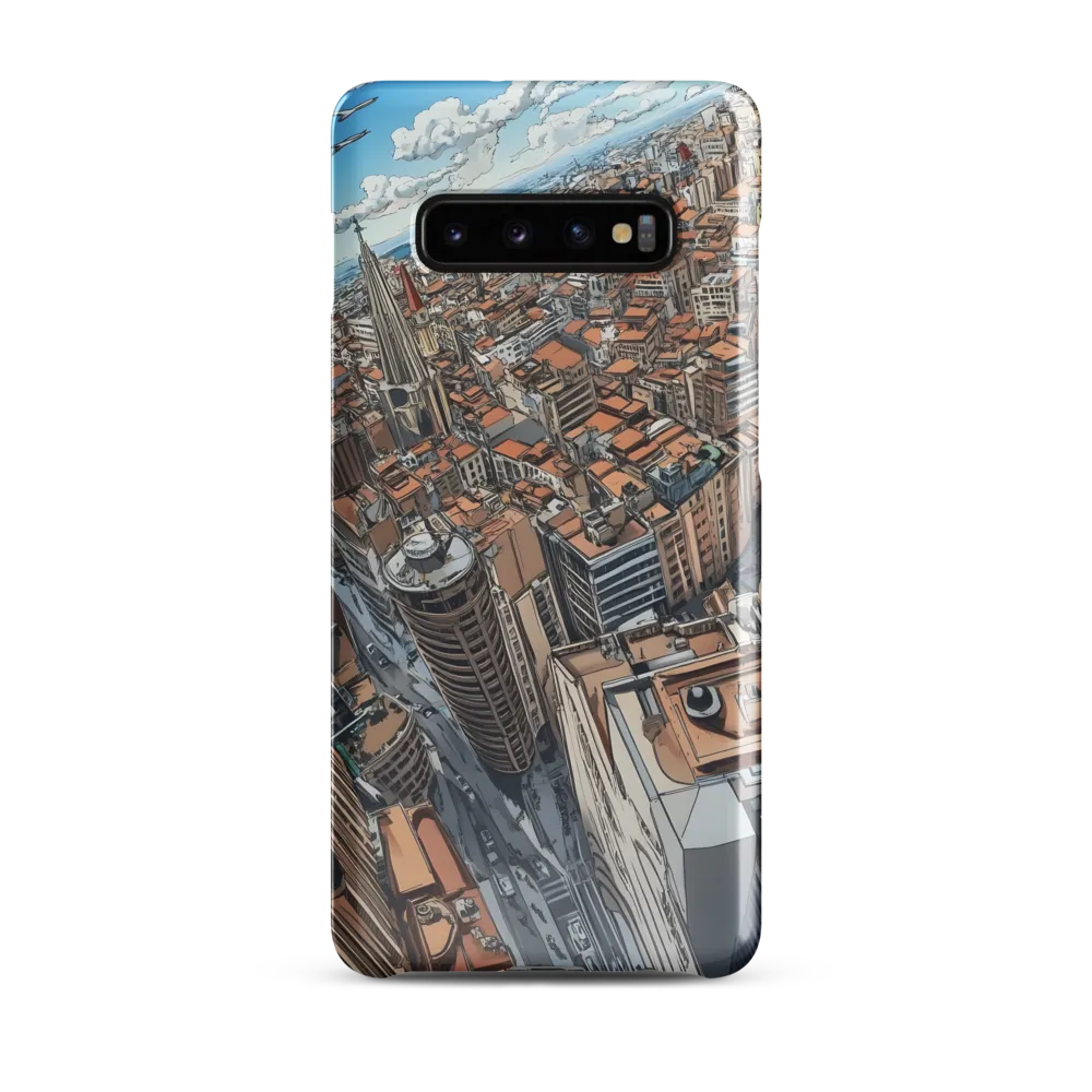 Aerial Symphony of Urban Life | Phone Case |  S10 Plus | Snap Case | Glossy