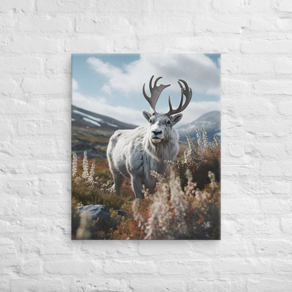 Majestic Harmony: The Reindeer in Nature | Canvas | 24″×30″