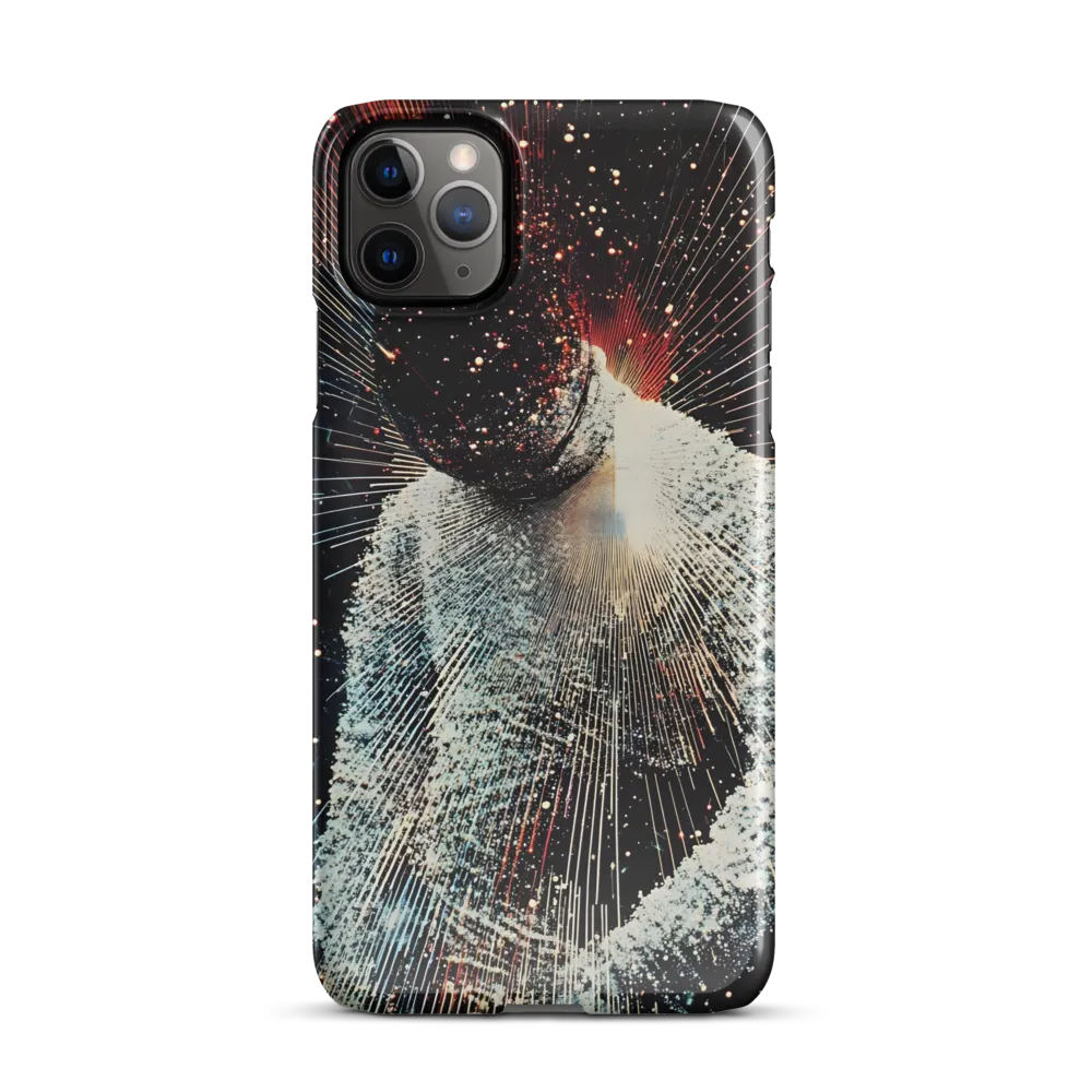 Ethereal Astronaut: A Journey Through the Cosmos | Phone Case |  11 Pro Max | Snap Case | Glossy