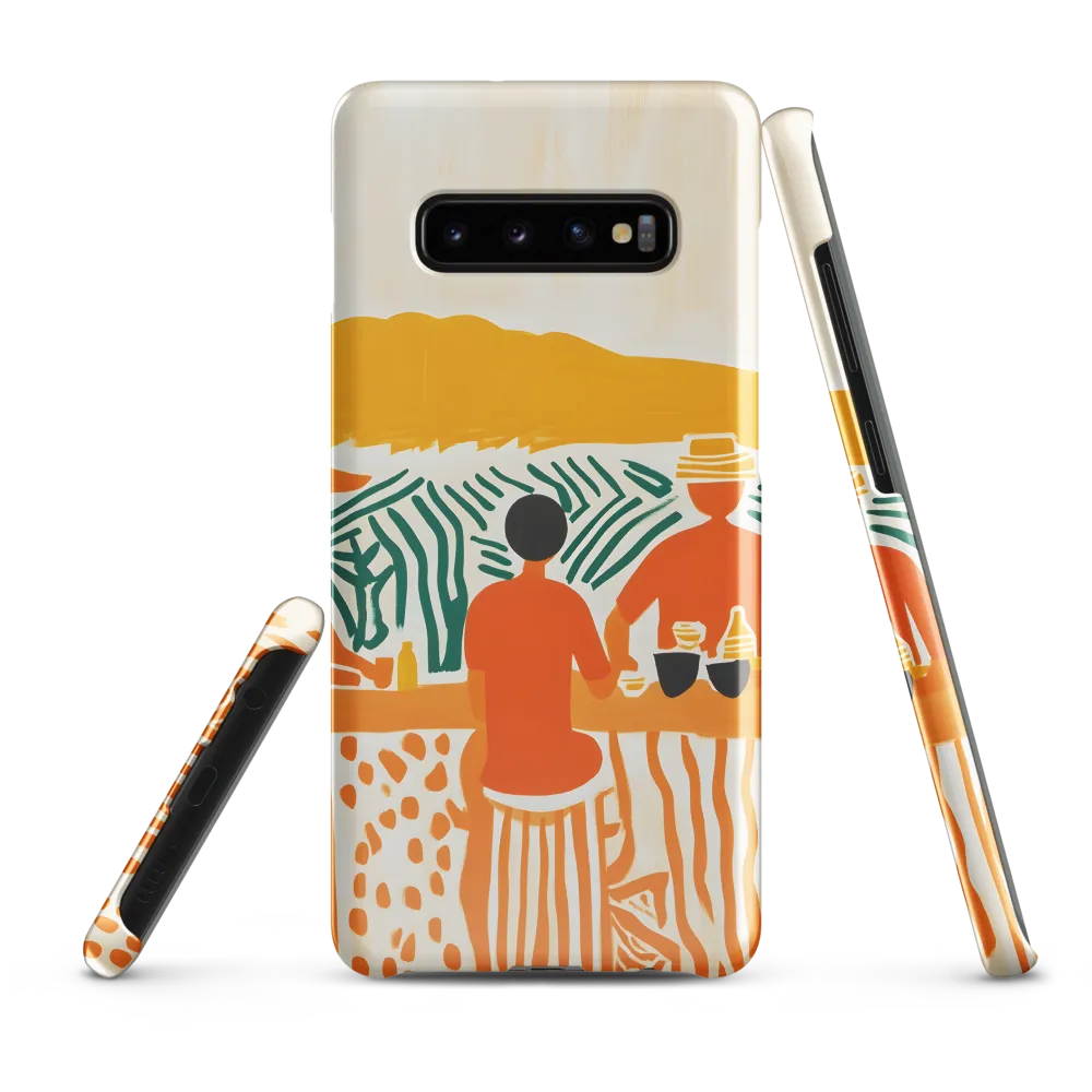 Summer Vibes: Café Conversations | Phone Case |  S10 Plus | Snap Case | Glossy