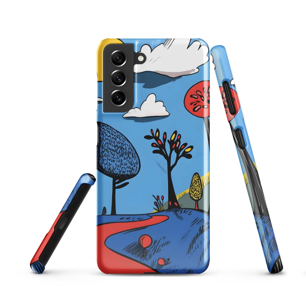 A Playful Journey Through Whimsical Woods | Phone Case |  S21 | Snap Case | Glossy