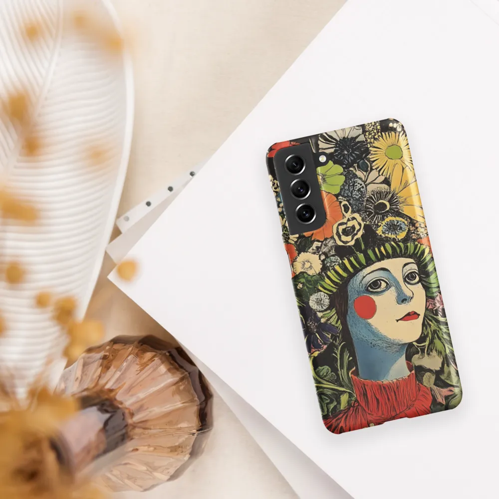 Floral Whimsy: A Portrait of Nature's Embrace