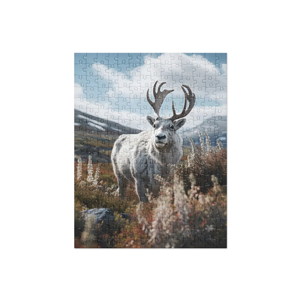 Majestic Harmony: The Reindeer in Nature | Jigsaw Puzzle | 252 pieces