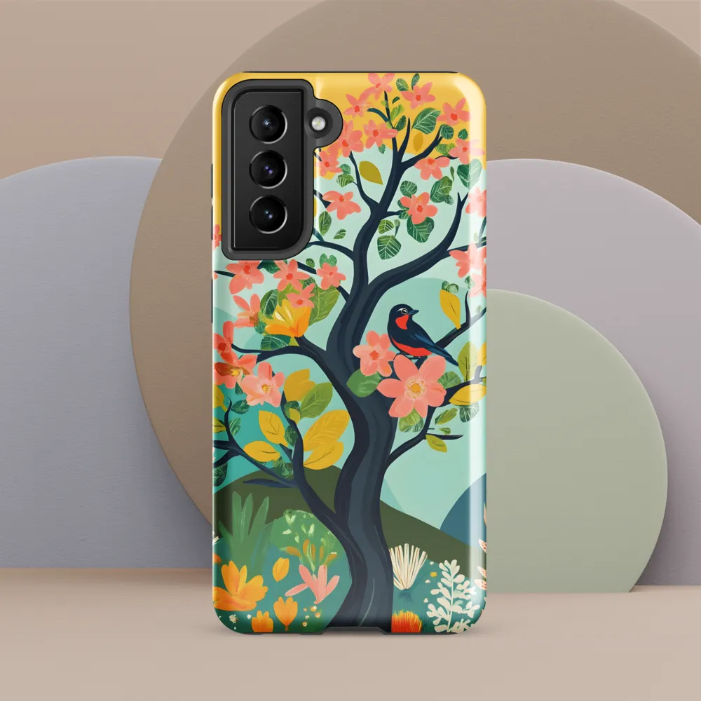 Spring Blossoms: A Serene Encounter