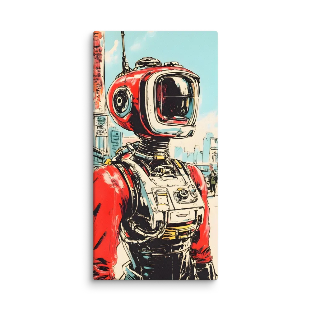 Future Guardian of the City | Canvas | 16″×32″
