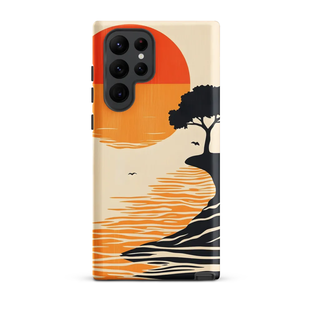 Serene Sunset | Phone Case |  S22 Ultra | Tough Case | Matte