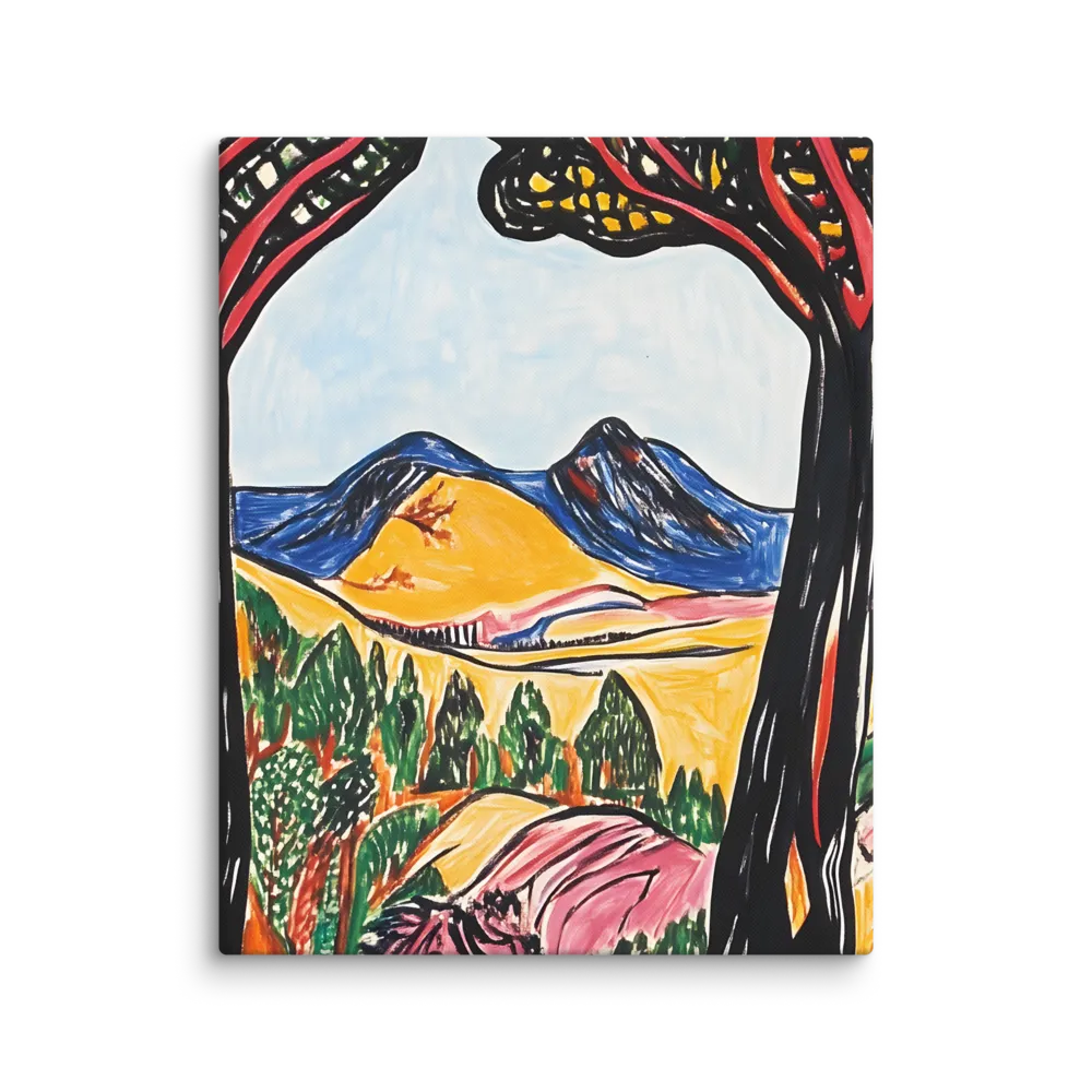 Vibrant Nature's Embrace | Canvas | 16″×20″