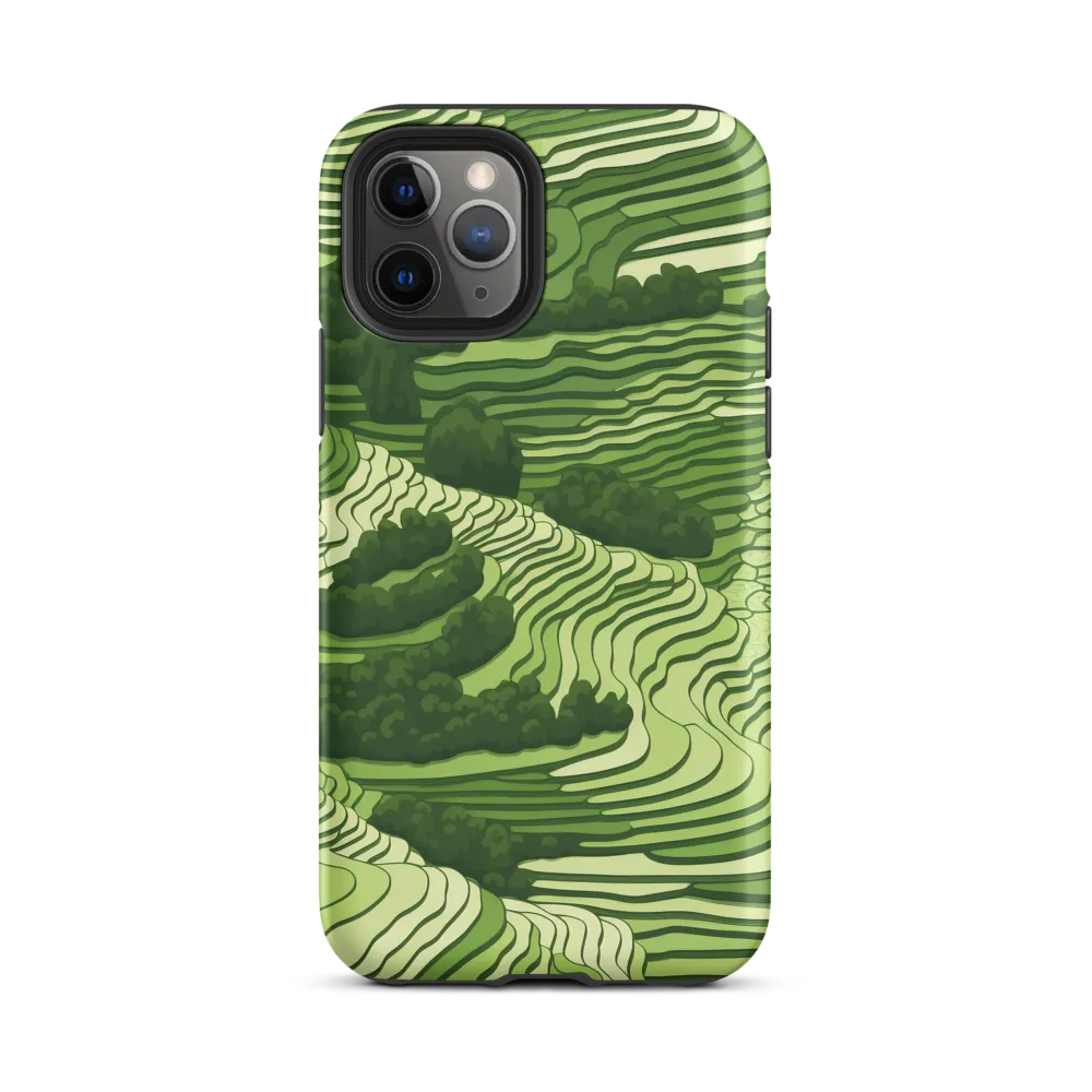 Waves of Green: An Abstract Landscape