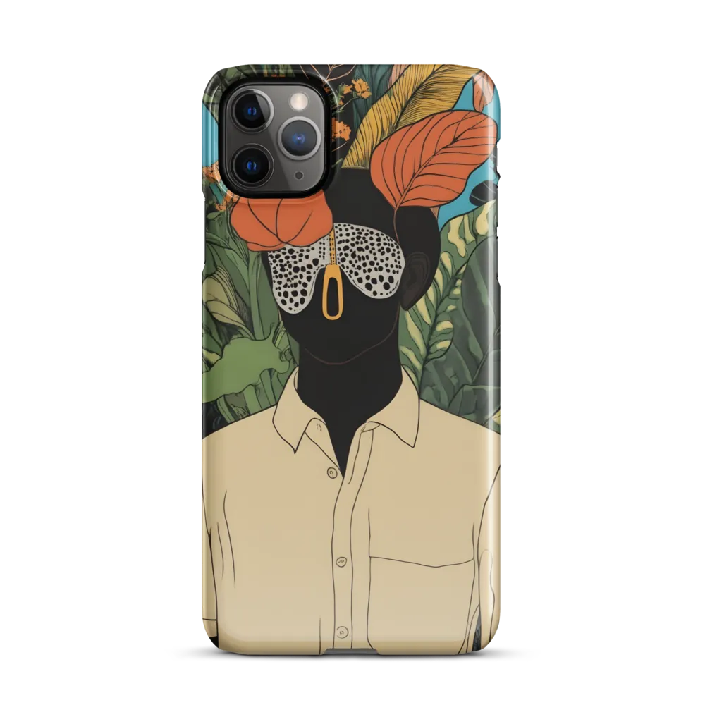 Enigmatic Flora: A Modern Portrait | Phone Case |  11 Pro Max | Snap Case | Glossy