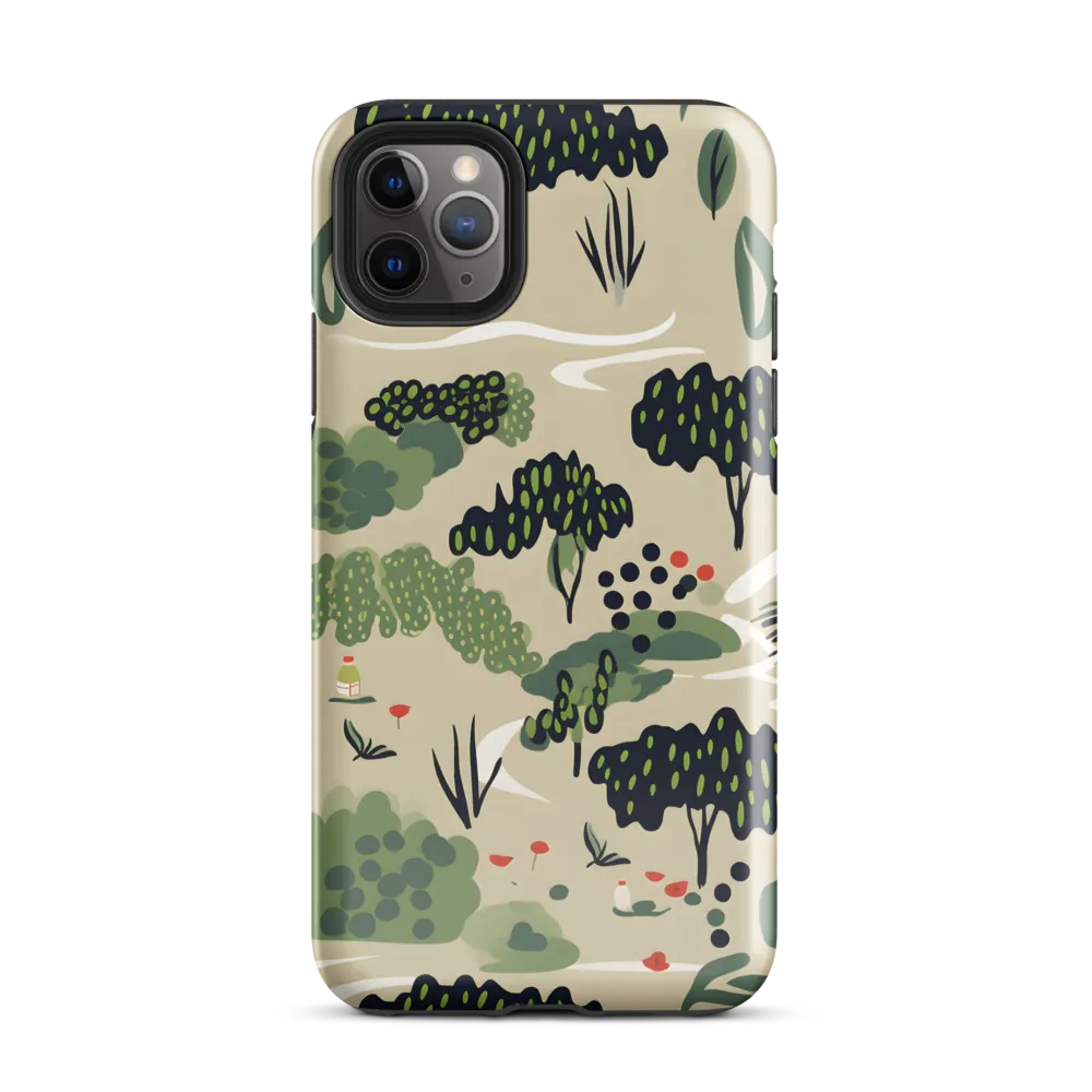 Harmony in Nature: A Whimsical Tapestry | Phone Case |  11 Pro Max | Tough Case | Glossy