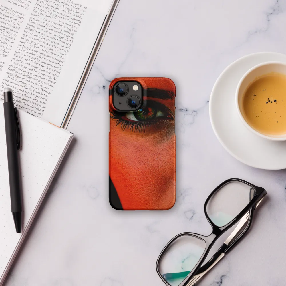 Gaze of Intensity | Phone Case |  13 Mini | Snap Case | Matte