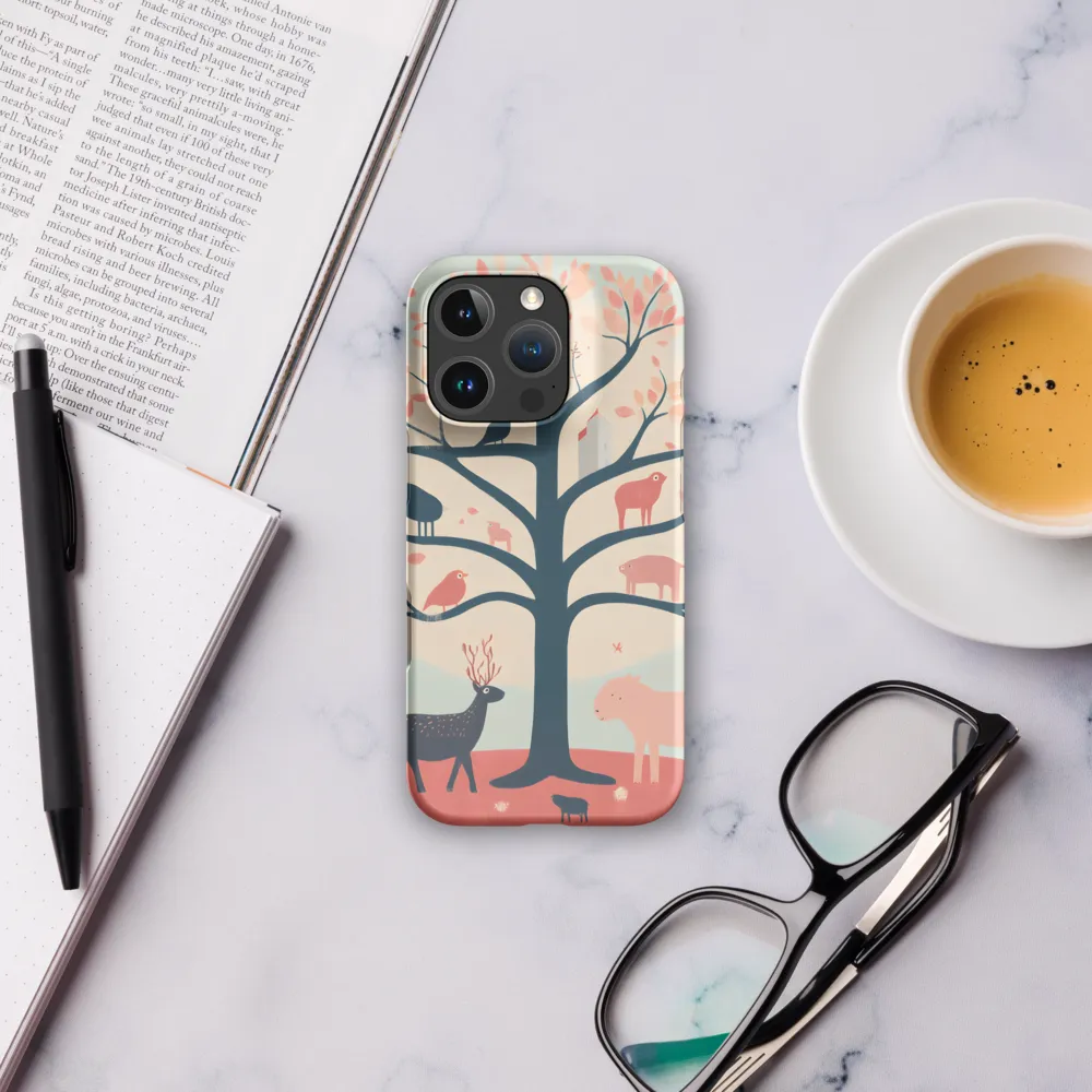 Whimsical Tree with Playful Creatures
