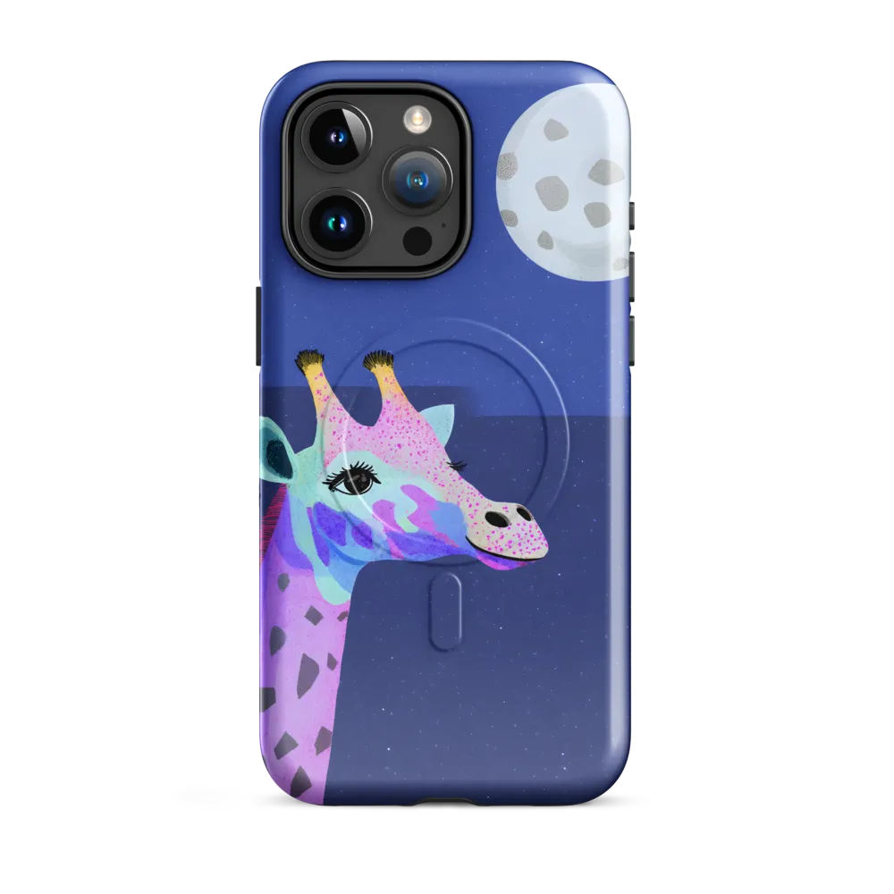 Whimsical Giraffe Under the Stars