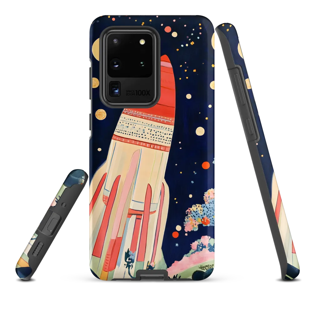 Cosmic Dreams: The Rocket's Journey
