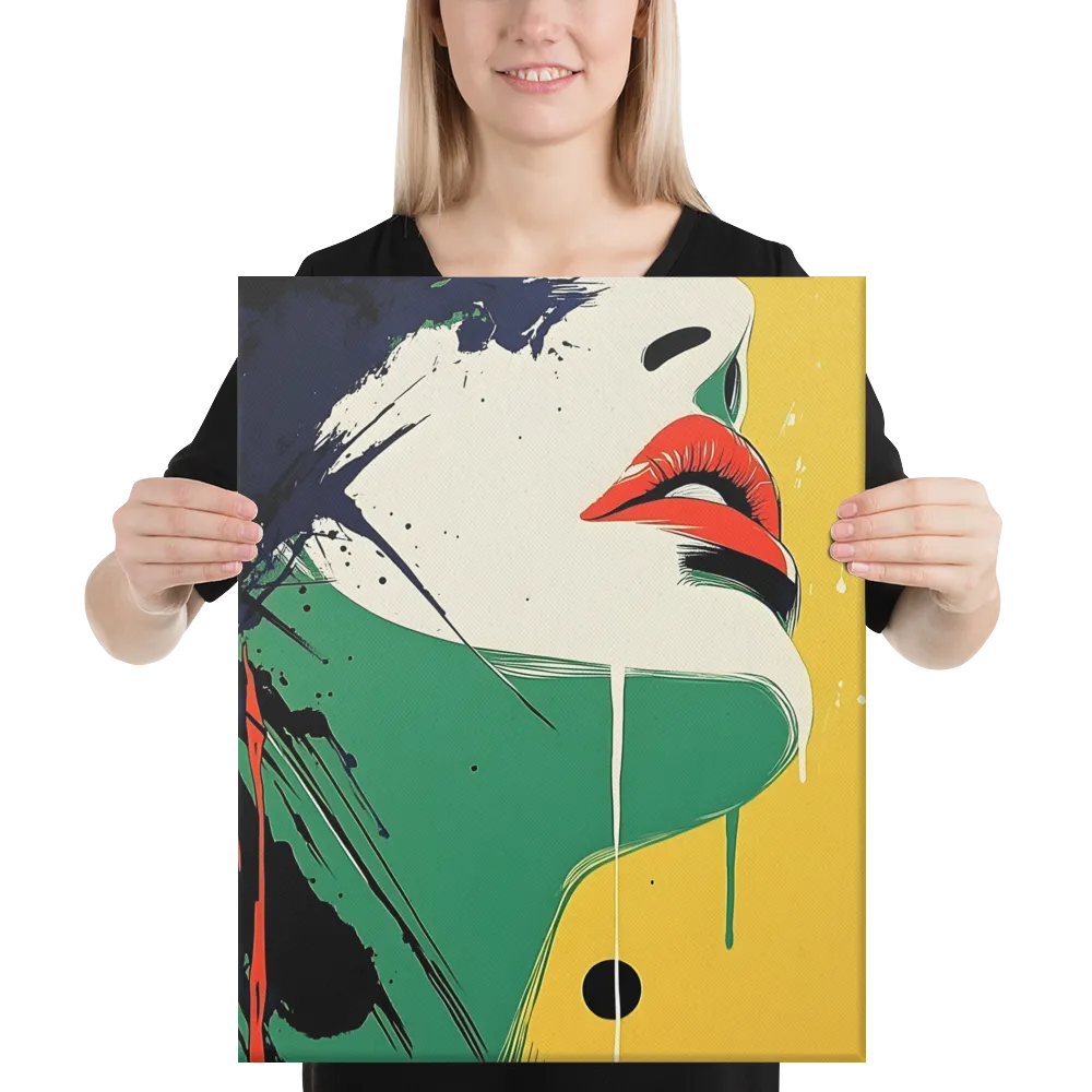 Bold Reflections: A Pop Art Portrait | Canvas | 16″×20″
