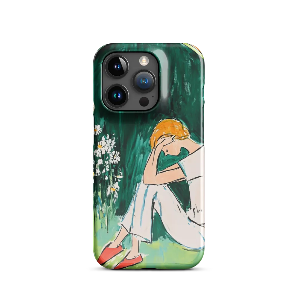 Silent Sorrow | Phone Case |  15 Pro | Snap Case | Glossy