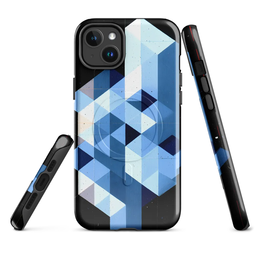 Blueprint of Depth | Phone Case |  14 Plus | MagSafe® Tough Case | Glossy