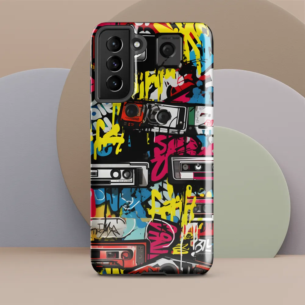 Urban Nostalgia: A Retro Cassette Explosion