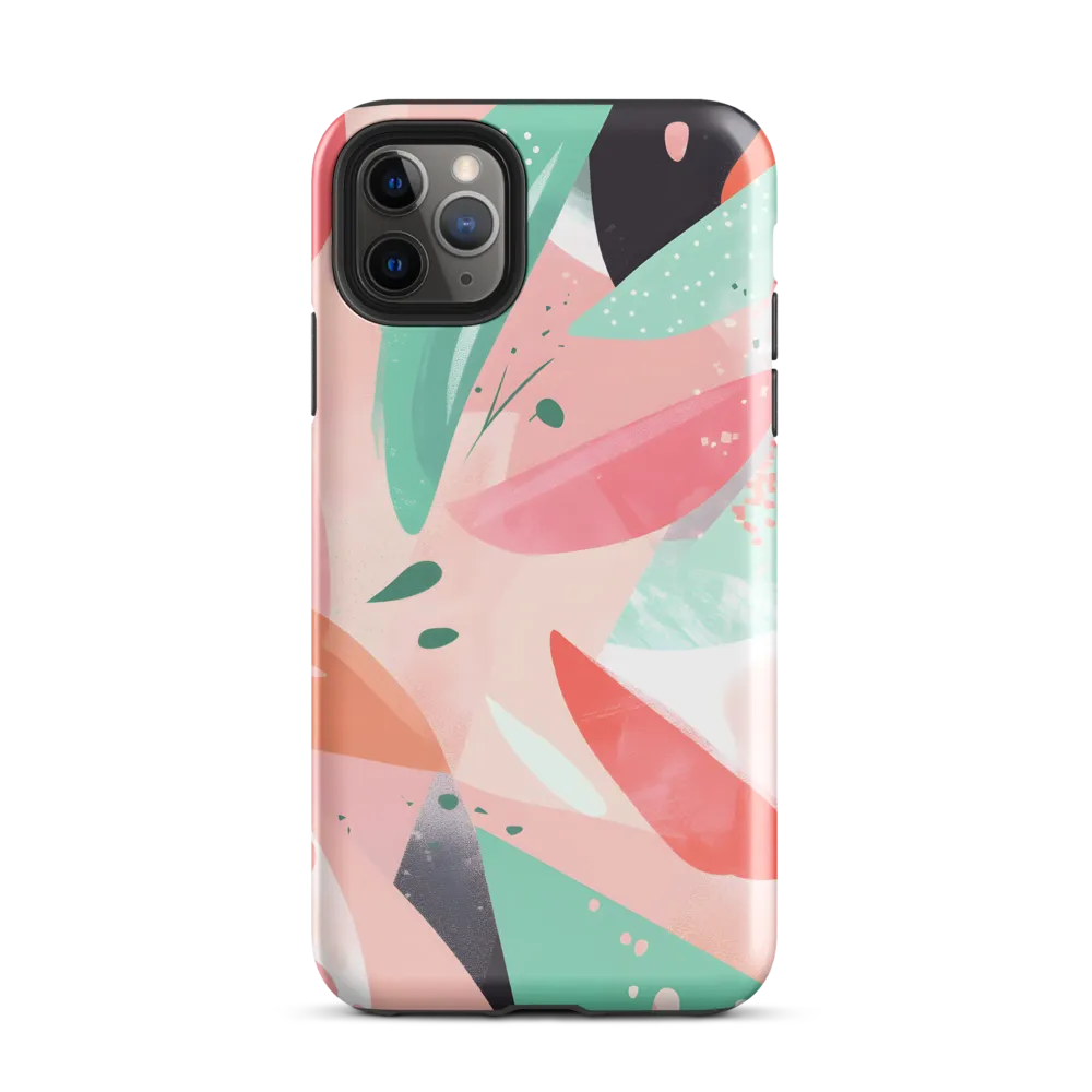 Whimsical Harmony: An Abstract Encounter | Phone Case |  11 Pro Max | Tough Case | Glossy