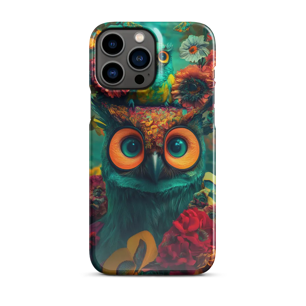 Majestic Harmony: The Floral Owl