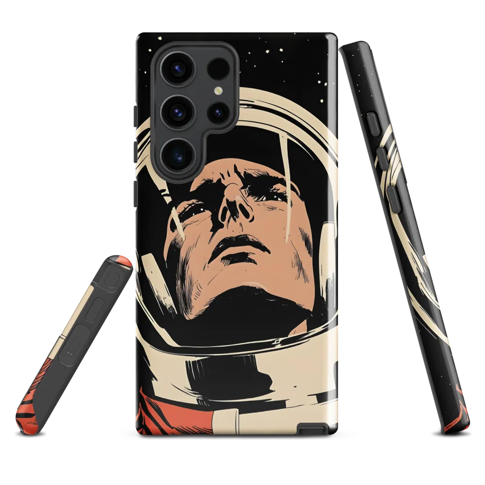 Gaze of the Astronaut | Phone Case |  S23 Ultra | Tough Case | Glossy