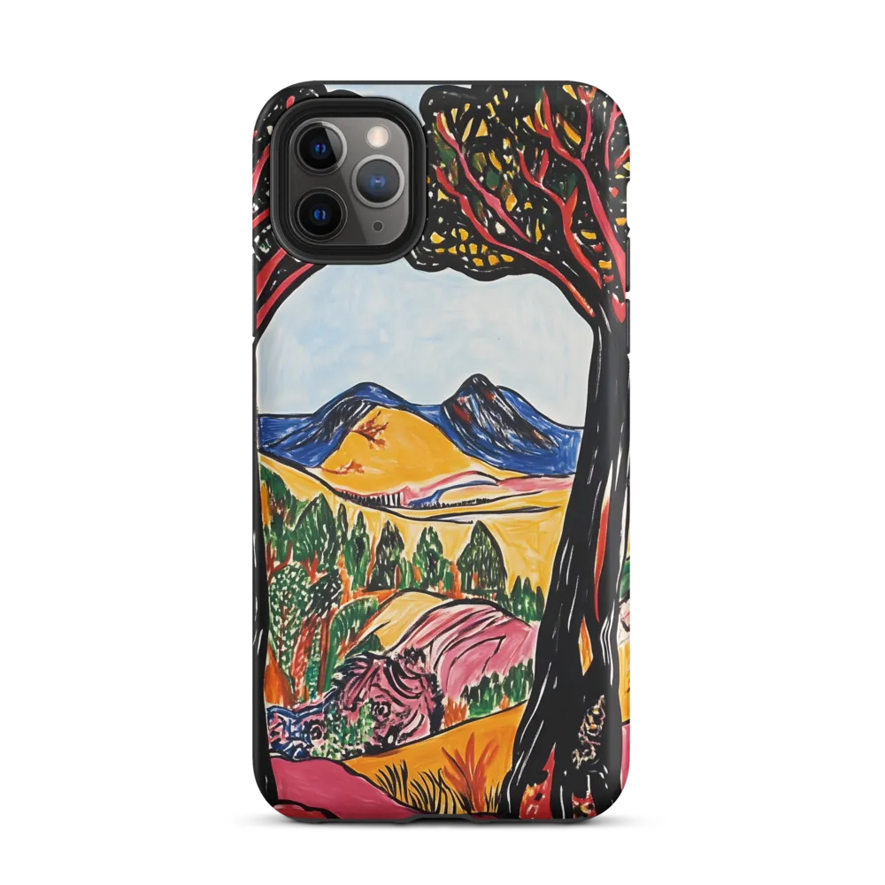 Vibrant Nature's Embrace | Phone Case |  11 Pro Max | Tough Case | Matte