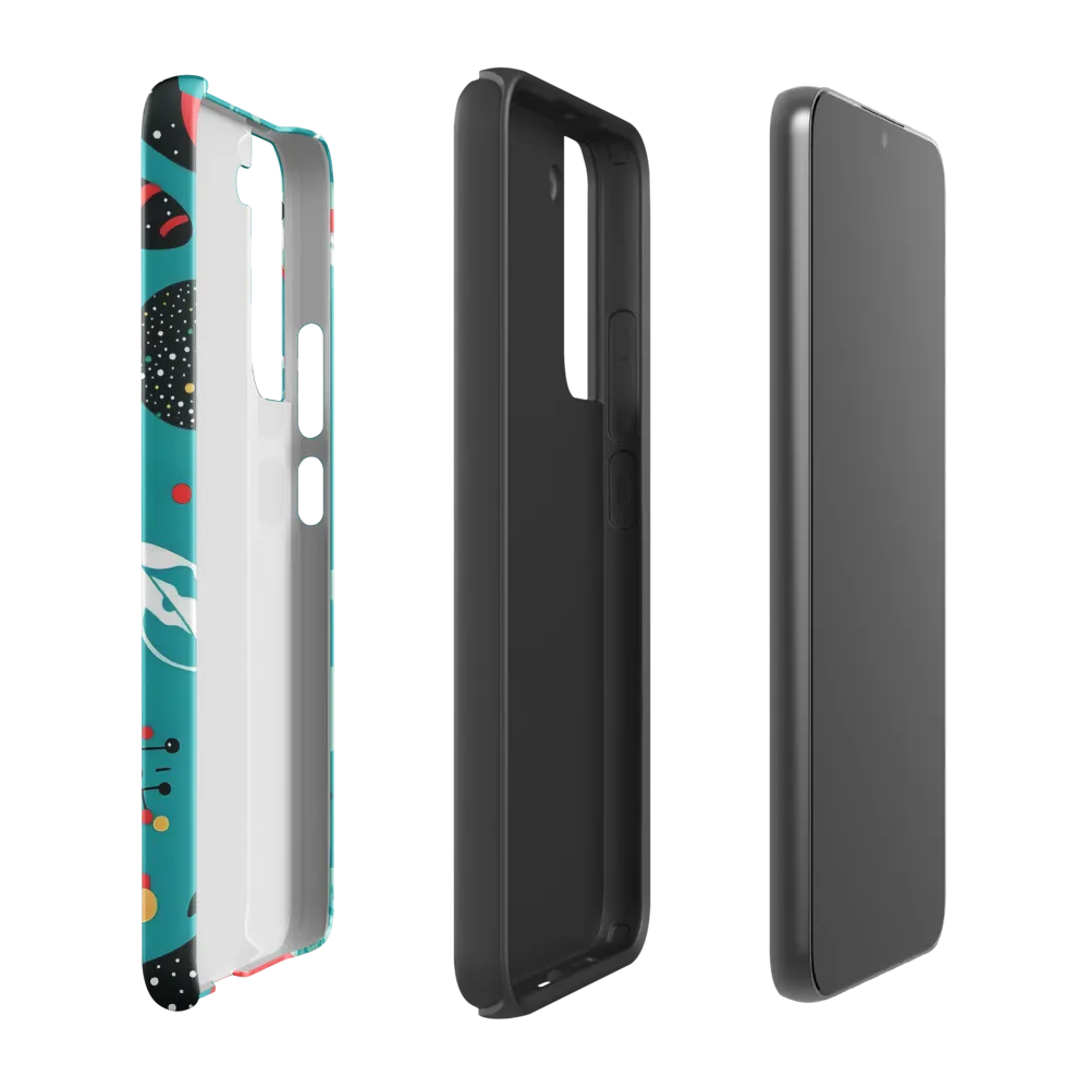 Whimsical Astronaut in Cosmic Wonderland | Phone Case |  S22 Plus | Tough Case | Glossy