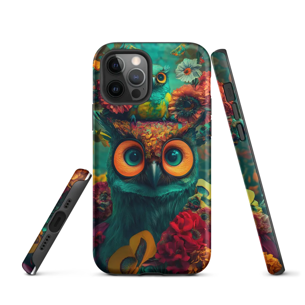 Majestic Harmony: The Floral Owl