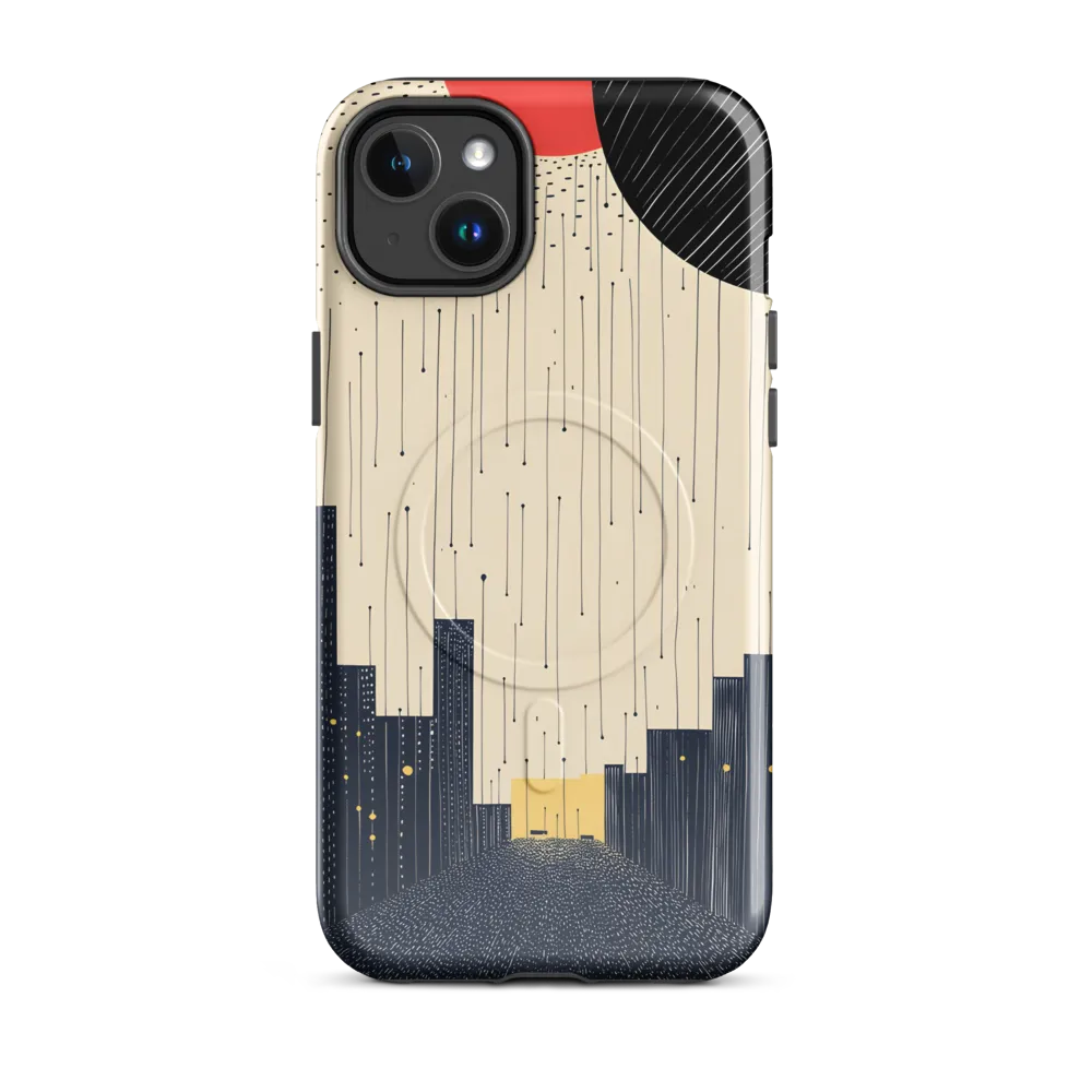 Whispers of the Urban Sky | Phone Case |  14 Plus | MagSafe® Tough Case | Glossy