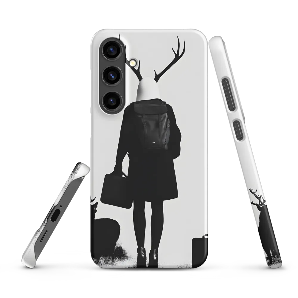 Antlered Reflections | Phone Case |  S24 Plus | Snap Case | Matte