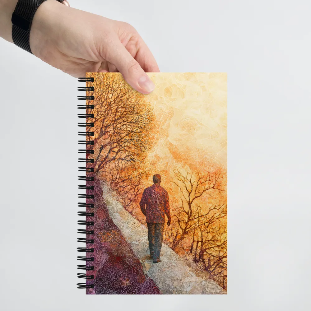 Journey into Serenity | Spiral Notebook