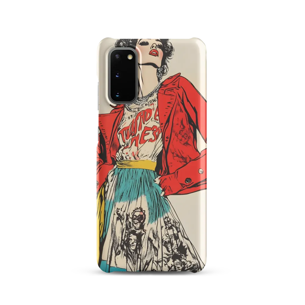 Vibrant Elegance: A Pop Art Fashion Statement