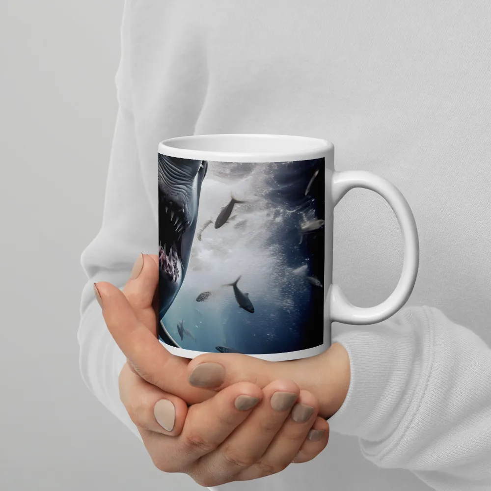 The Apex Predator: An Underwater Encounter | Mugs | Multiple Sizes & Colors