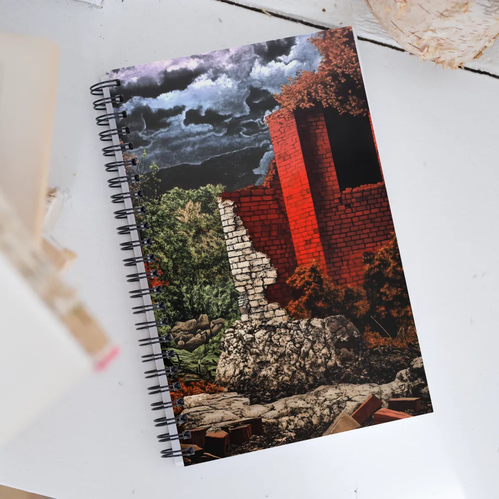 Resilience in Ruins | Spiral Notebook