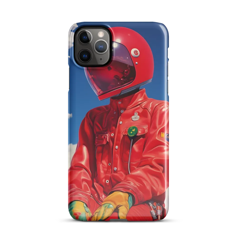 Astronaut in Crimson | Phone Case |  11 Pro Max | Snap Case | Glossy