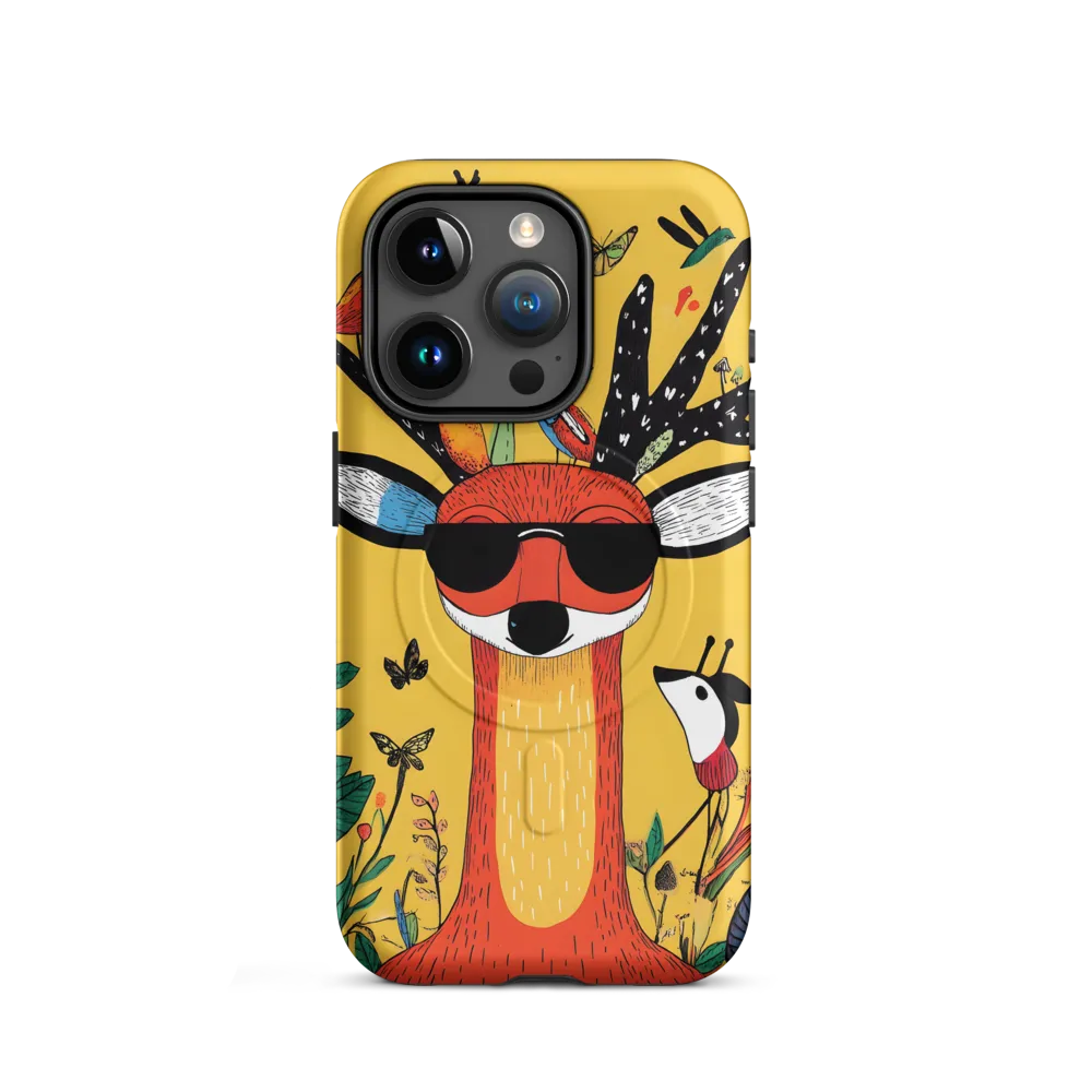 Playful Deer with Sunglasses