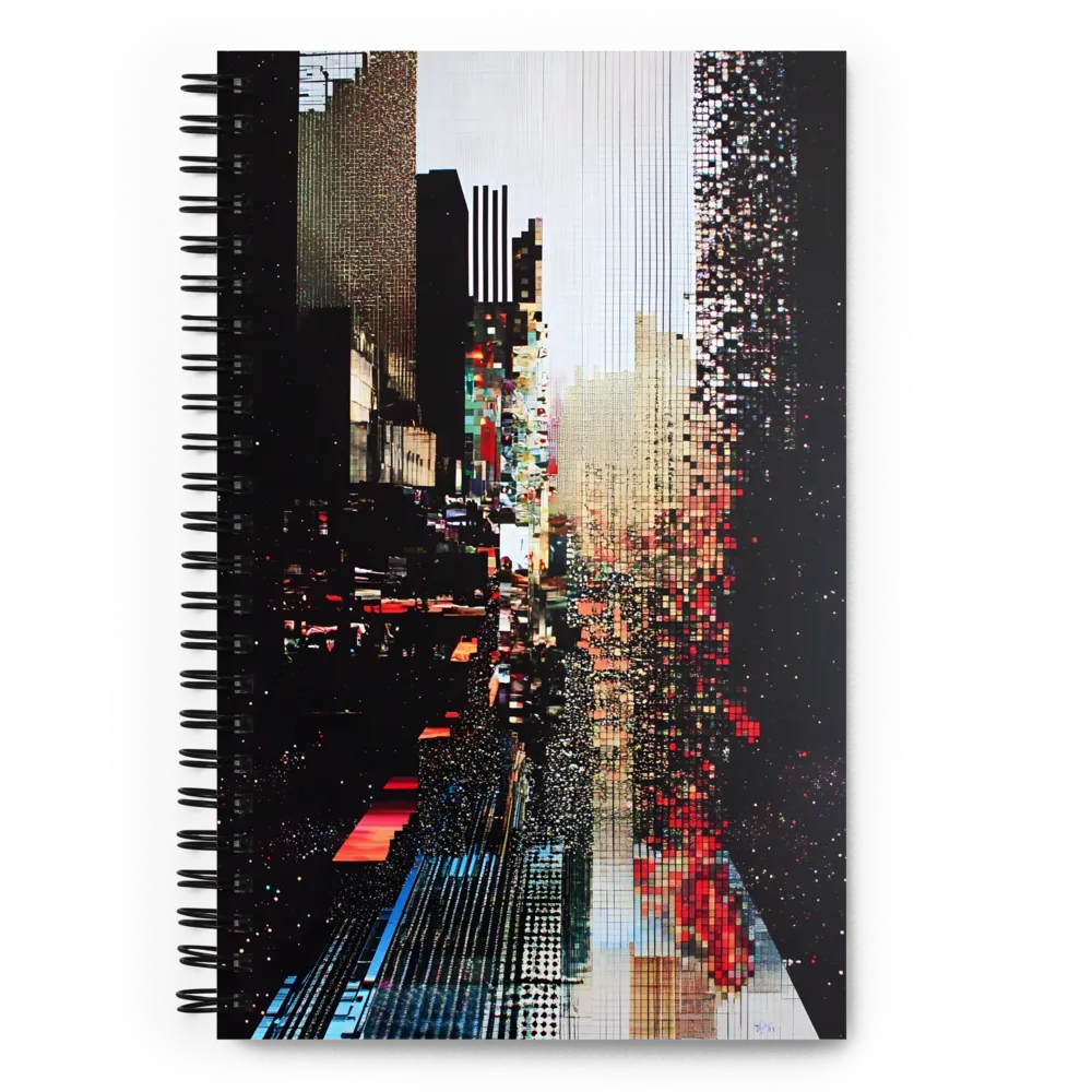 Fragmented Urban Symphony | Spiral Notebook