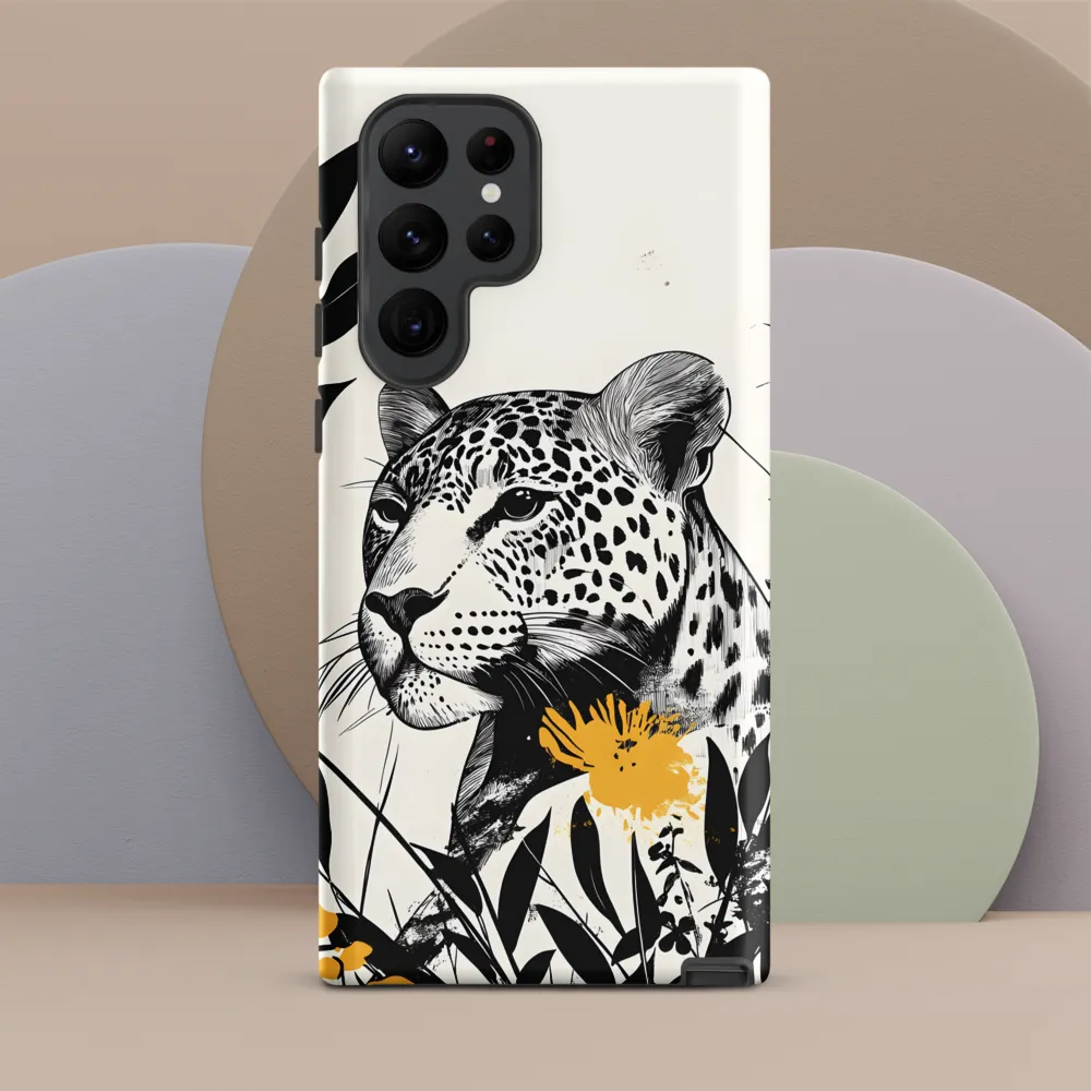 Majestic Leopard Amongst Flora