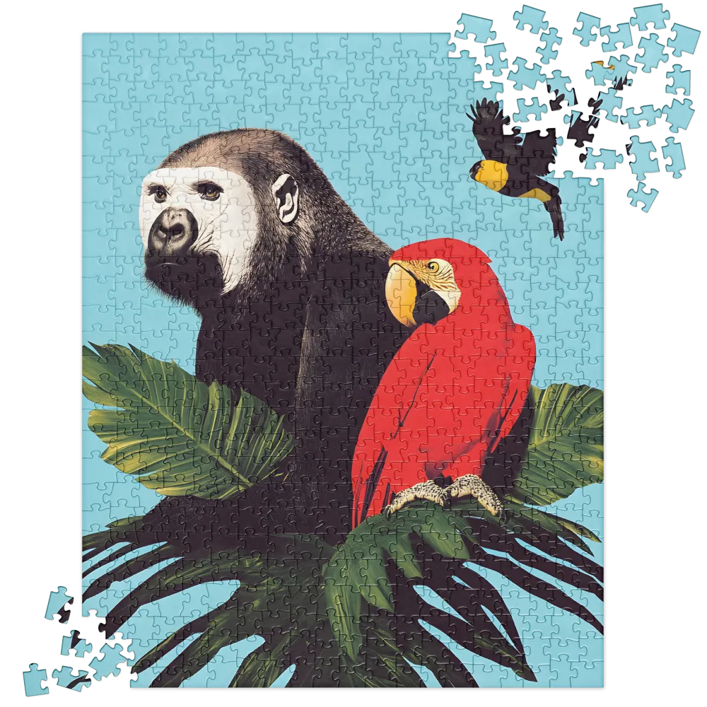 Tropical Harmony: A Celebration of Wildlife | Jigsaw Puzzle | 520 pieces