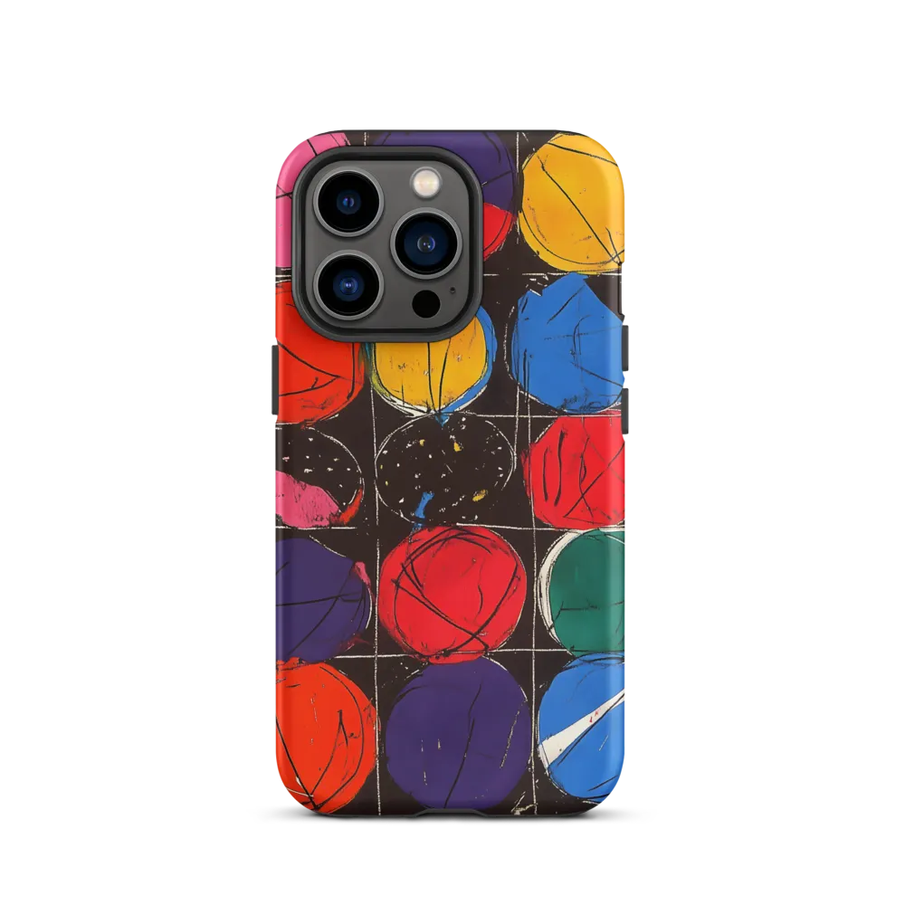 Colorful Circles in Abstract Harmony