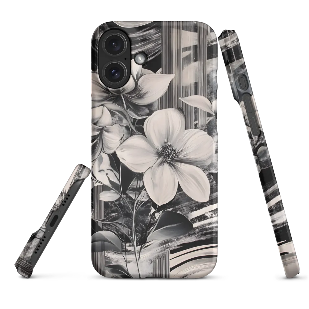Ethereal Bloom: A Dance of Monochromes