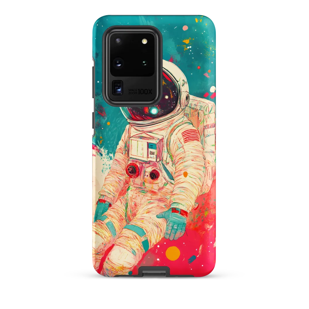 Cosmic Explorer: An Astronaut's Journey | Phone Case |  S20 Ultra | Tough Case | Matte