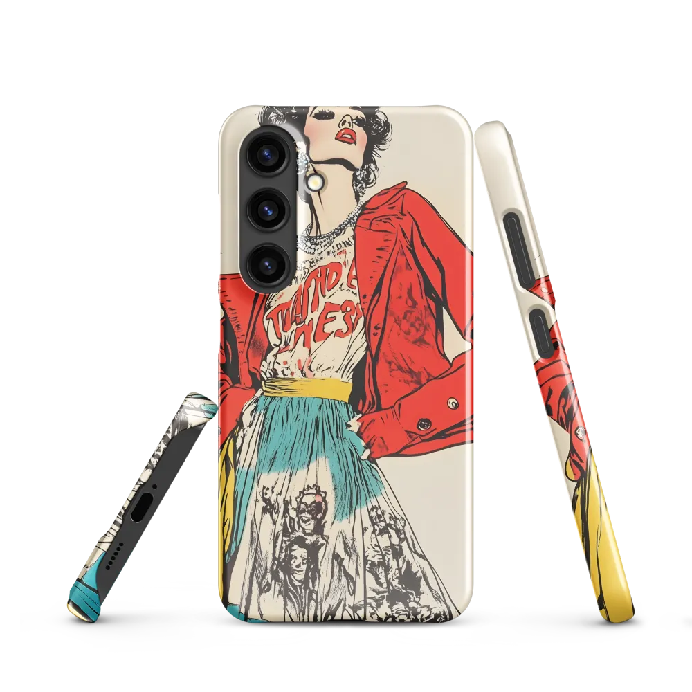 Vibrant Elegance: A Pop Art Fashion Statement