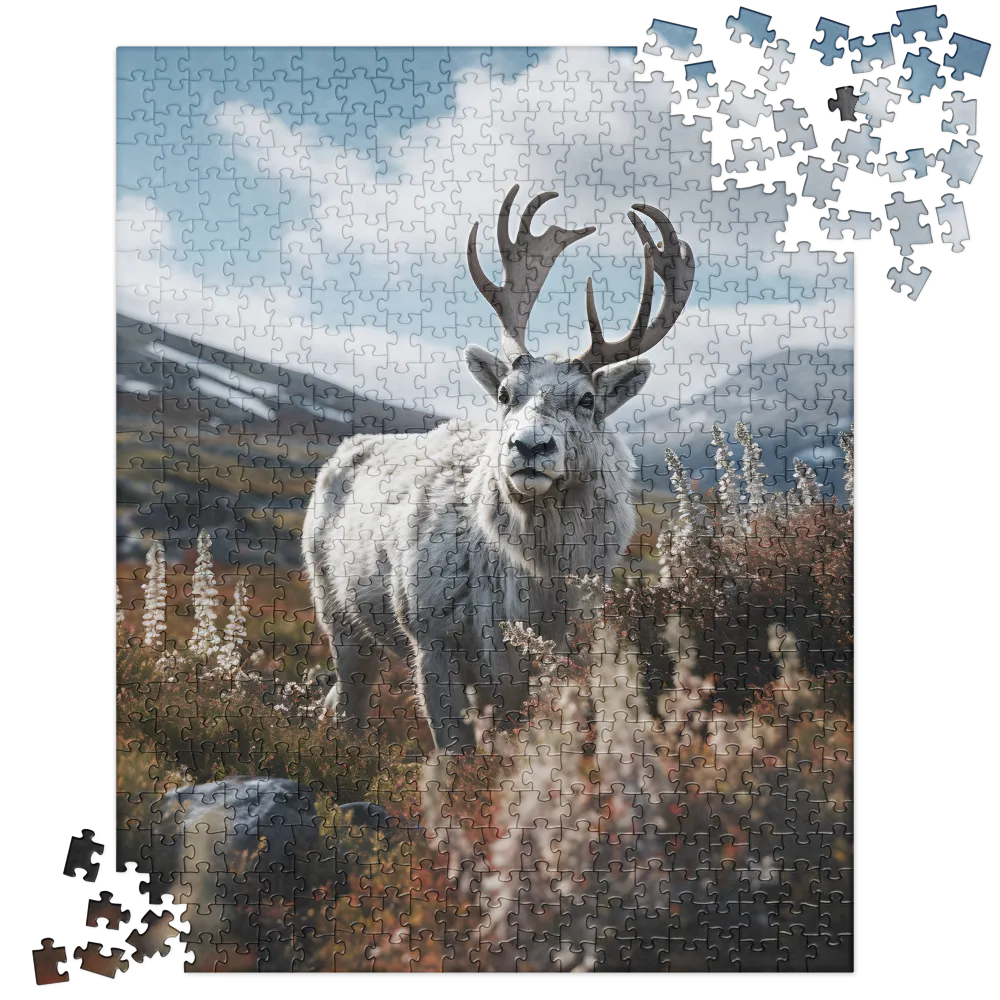 Majestic Harmony: The Reindeer in Nature | Jigsaw Puzzle | 520 pieces