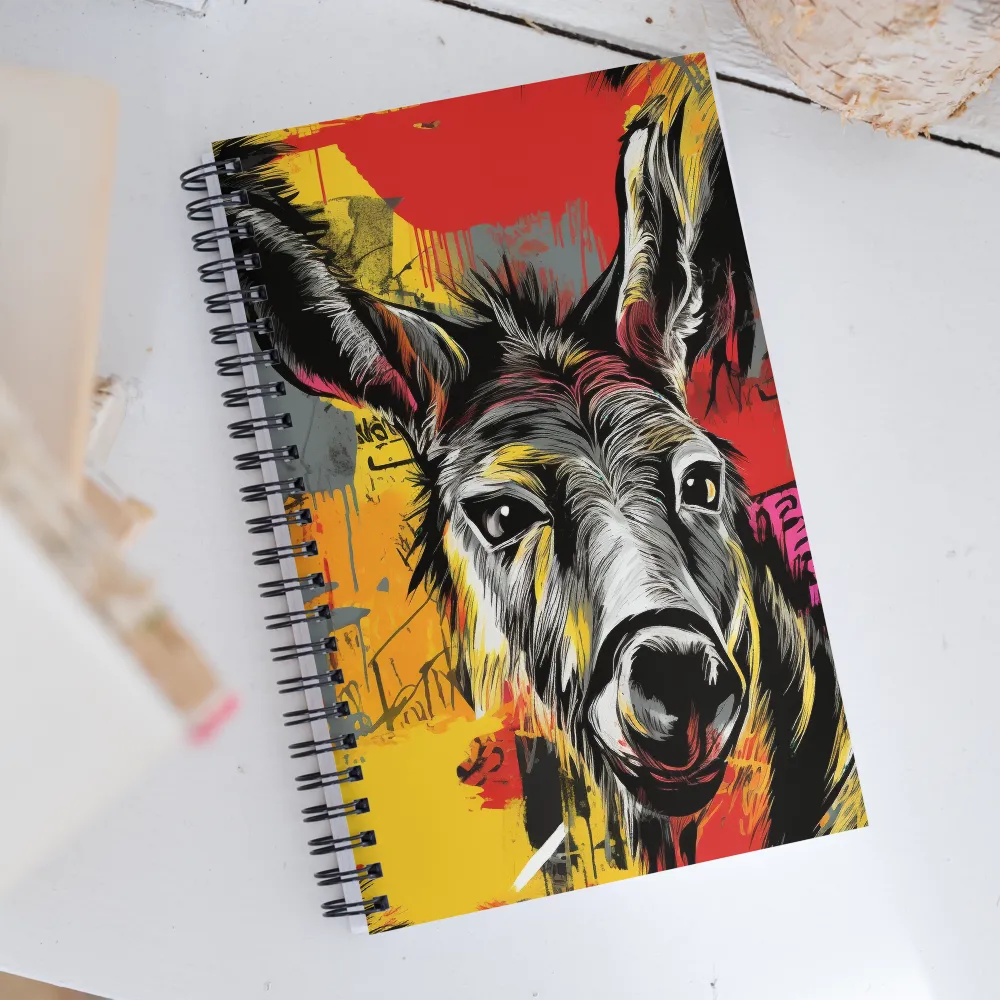 Playful Kangaroo Unleashed | Spiral Notebook