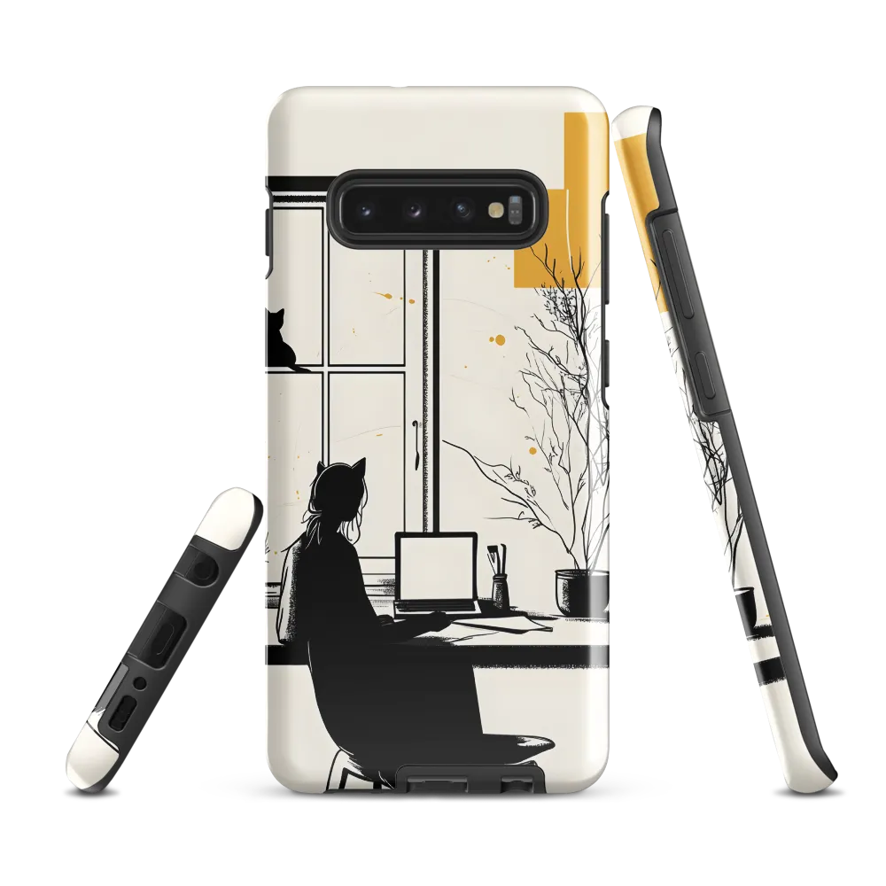 Contemplative Moments | Phone Case |  S10 Plus | Tough Case | Glossy