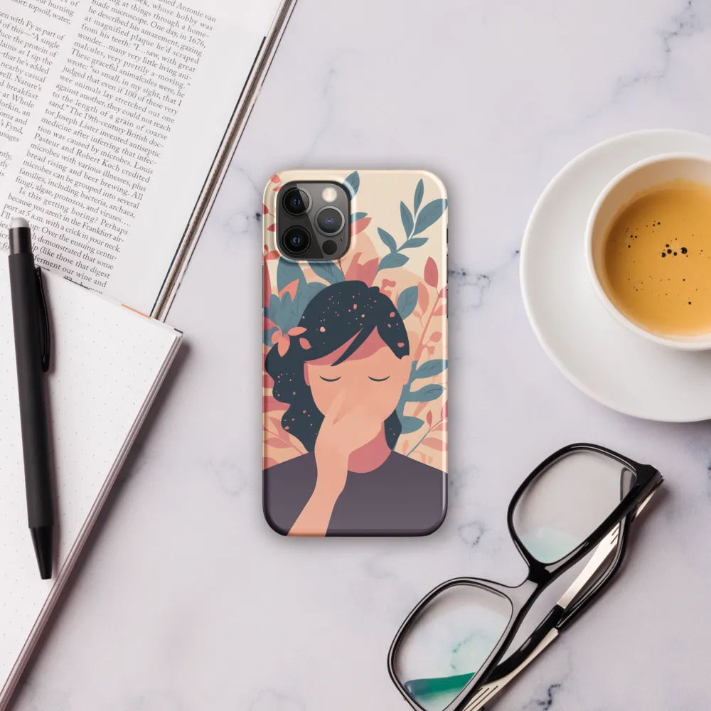 Whispers of Nature: A Serene Contemplation | Phone Case |  12 Pro | Snap Case | Glossy