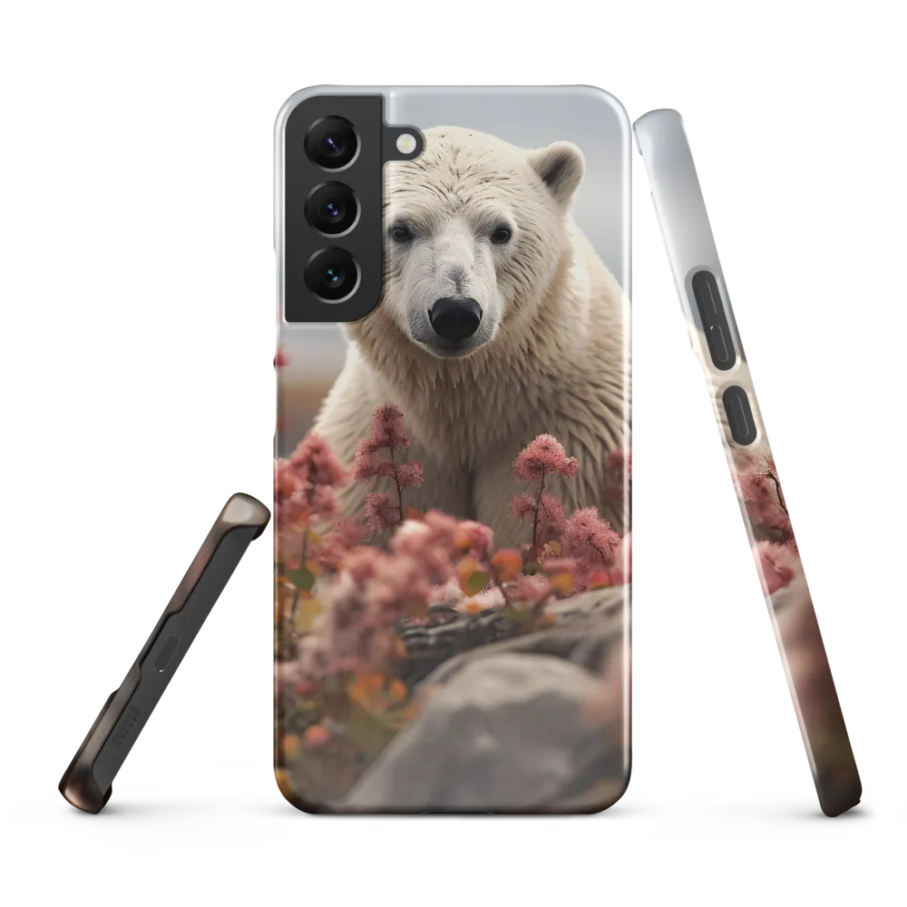 Curiosity Among Blooms: The Polar Bear