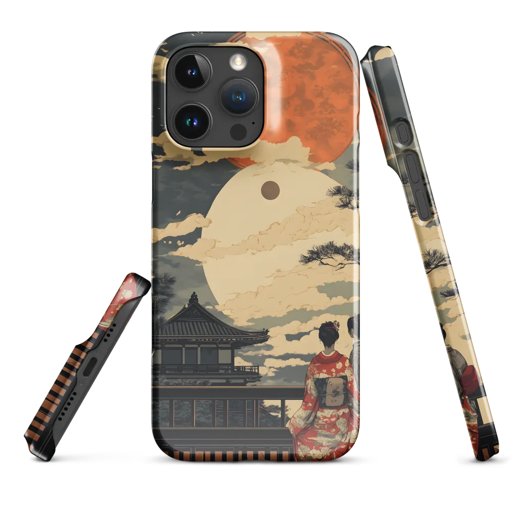 Under the Embrace of the Moon | Phone Case |  16 Pro Max | Snap Case | Glossy