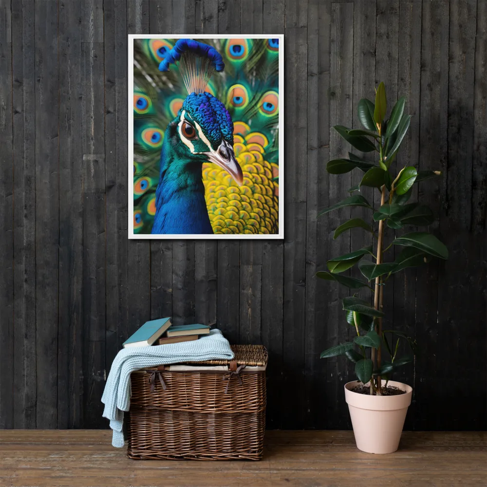Majestic Display of Nature | Canvas with White Frame | 24″×32″